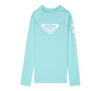 Roxy Girl's Whole Hearted Ls T-Shirt, Aqua Splash, 14 Years