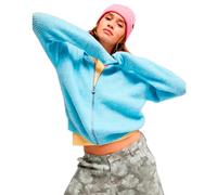Roxy Go To The Top - Women Blue Hooded Cardigan