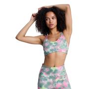 Roxy Heart Pt Medium Impact Sports Bra Green L Woman