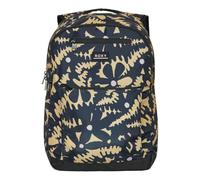 Roxy Here You are Active - Women's Medium Backpack ERJBP04939, Black - Charcoal Big Flowers, One Size