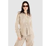 Roxy Hot Summer Days - Women Brown Crochet Shirt