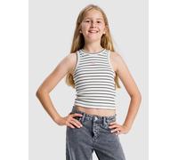Roxy Iconic Days Rg Stripes Kids Tank Top coconut milk dwn line T12
