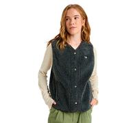 Roxy Iconic Town Fleece Vest Grey M Woman