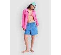 Roxy Island Hopper High Waist Denim Shorts Blue 24 Woman