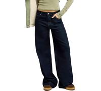 Roxy - Jean ample en coton - Sun And Done Loose Denim Jean Deep Sea for Women in Cotton - Size S - Navy Navy S