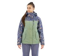Roxy Jetty Bloc Jacket Green,Blue S Women