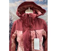 ROXY Jetty Block Women's Ski Jacket, Silver Pink Tie Dye 10K, Sizes XS, S, M, L