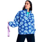 Roxy Jive Talking Bonded Sweater coconut milk flower soul XS