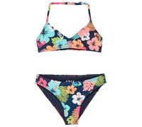 Roxy Morning Flower - Girls 2-7 Blue Two Piece Bralette Bikini Set