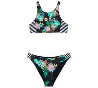 Roxy Active Rg Crop Bikini Black 12 Years Girl