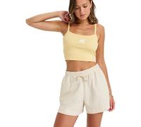 Roxy Women's Beach Shorts Lekeitio Break Mid - Elasticated Waist - Sand XXL