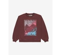 Roxy Lineup Brushed Sweatshirt Reddish Brown Girl - 10