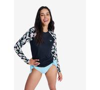 Roxy Ls Licra Long Sleeve T-Shirt Navy Blue Green Pink Women - L