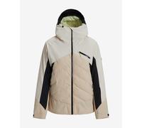 Roxy Luna Frost light beige black women's hooded jacket - S