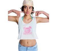 Roxy Magic Sunset Crop - Women White Cropped Vest Top