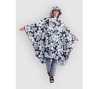 Roxy Midnight Rain Poncho Grey Woman