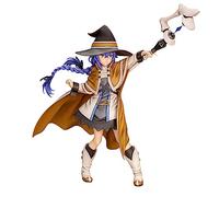 Roxy Migurdia Figure, 25cm Jobless Reincarnation Statue, Anime Caps Removable, PVC Handmade Collectible Desktop Decoration