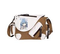 Roxy Migurdia Shoulder Bags Eris Greyrat Cross-Body Bag Anime Sylphy Handbag with Multiple Side Pockets Large Capacity Casual Fashion Lightweight Messenger Bag for Women Men Shool Work Travel