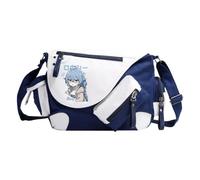 Roxy Migurdia Shoulder Bags Eris Greyrat Cross-Body Bag Anime Sylphy Handbag with Multiple Side Pockets Large Capacity Casual Fashion Lightweight Messenger Bag for Women Men Shool Work Travel