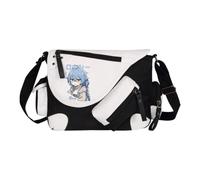 Roxy Migurdia Shoulder Bags Eris Greyrat Cross-Body Bag Anime Sylphy Handbag with Multiple Side Pockets Large Capacity Casual Fashion Lightweight Messenger Bag for Women Men Shool Work Travel