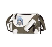 Roxy Migurdia Shoulder Bags Eris Greyrat Cross-Body Bag Anime Sylphy Handbag with Multiple Side Pockets Large Capacity Casual Fashion Lightweight Messenger Bag for Women Men Shool Work Travel