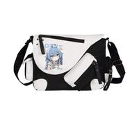 Roxy Migurdia Shoulder Bags Eris Greyrat Cross-Body Bag Anime Sylphy Handbag with Multiple Side Pockets Large Capacity Casual Fashion Lightweight Messenger Bag for Women Men Shool Work Travel