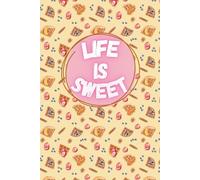 Roxy Moon Life Is Sweet Lined Notebook: Cute Breakfast Journal with Waffles, Berries, and Cinnamon - for Writing, Lists, and Everyday Notes