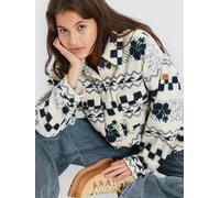 Roxy Morning Crush Shacket Fleece Jacket Beige M Woman