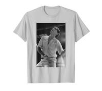 Roxy Music Avalon Singer Bryan Ferry by Simon Fowler T-Shirt, Men, Silver Grey, X-Large