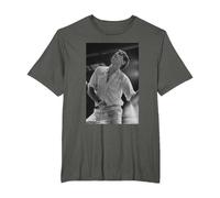 Roxy Music Avalon Singer Bryan Ferry by Simon Fowler T-Shirt, Men's Big and Tall, Asphalt Grey, 4X Tall