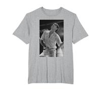 Roxy Music Avalon Singer Bryan Ferry by Simon Fowler T-Shirt, Men's Big and Tall, Heather Grey, 6X Tall