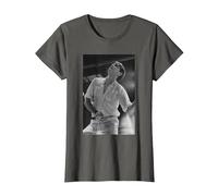 Roxy Music Avalon Singer Bryan Ferry by Simon Fowler T-Shirt, Women, Asphalt Grey, Large