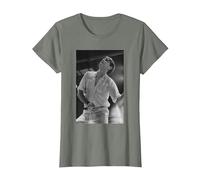 Roxy Music Avalon Singer Bryan Ferry by Simon Fowler T-Shirt, Women, Olive Heather, Large