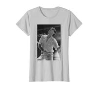 Roxy Music Avalon Singer Bryan Ferry by Simon Fowler T-Shirt, Women, Silver Grey, Medium