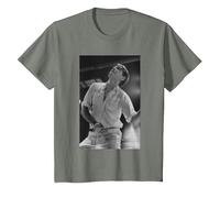 Roxy Music Avalon Singer Bryan Ferry by Simon Fowler T-Shirt, Youth, Olive Heather, 4T