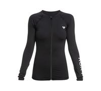 Roxy New Essentials - Long Sleeve Zip-Up Rash Vest - Women - Black