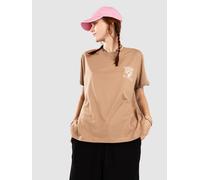 Roxy Short-Sleeved T-Shirt OCEANREGULAR Poster Women's Brown XS