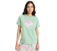 Roxy Oceanregular Round Hibiscus - Short Sleeves T-Shirt - Women - Green
