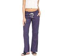 Roxy Women's Oceanside Pant, Mood Indigo, S