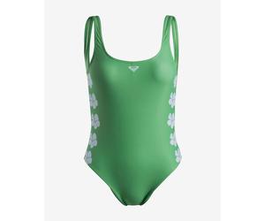 Roxy OG One Piece green white women's swimsuit - S