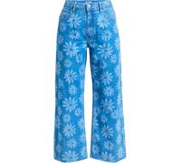 Roxy - Organic cotton pants - Boogie Night Mid Pant Surf Wash for Women - Size 25 US - Blue Blue 25 US