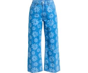 Roxy - Organic cotton pants - Boogie Night Mid Pant Surf Wash for Women - Size 26 US - Blue Blue 26 US