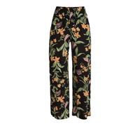 Roxy Womens Along The Beach Printed Pants Swim Coverup - Black, Black, Size L, Women Black