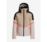 Roxy, Peak Chic Hooded Jacket, jacket, dark beige, pink, black, Women - L