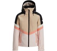 ROXY Peak Chic Softshell Jk - Women - Beige / White / Pink - size S- model 2025 S