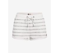 Roxy Perfect Wave Lines Shorts White Grey Women - XL