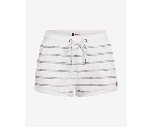 Roxy Perfect Wave Lines Shorts White Grey Women - XL
