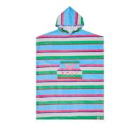 Roxy Stay Magical Printed Poncho Blue Green Pink Women