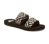 Roxy Women's Porto Slide Ii Sandal, Black White, 6 UK
