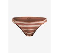 Roxy Printed Beach Classics Low beige white women's bikini bottom - XL